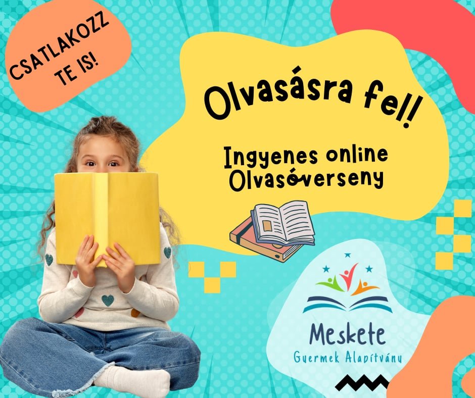 Jutalom az OLVASÁSÉRT - ingyenes online olvasóverseny gyerekeknek